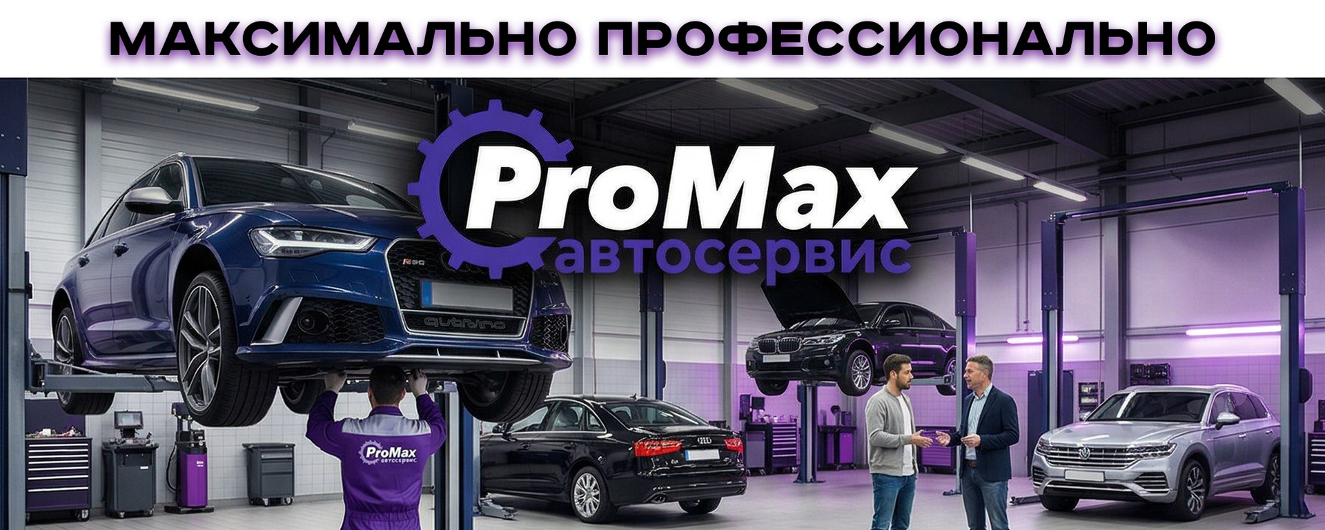 Обложка автосервиса ПроМакс
