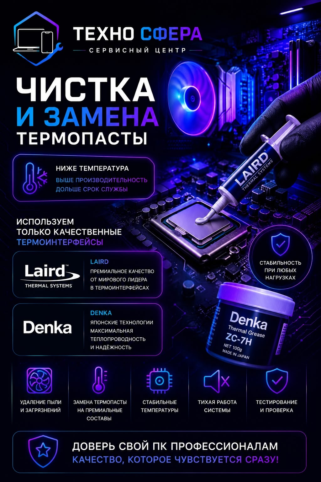 Материалы мастерской по ремонту техники